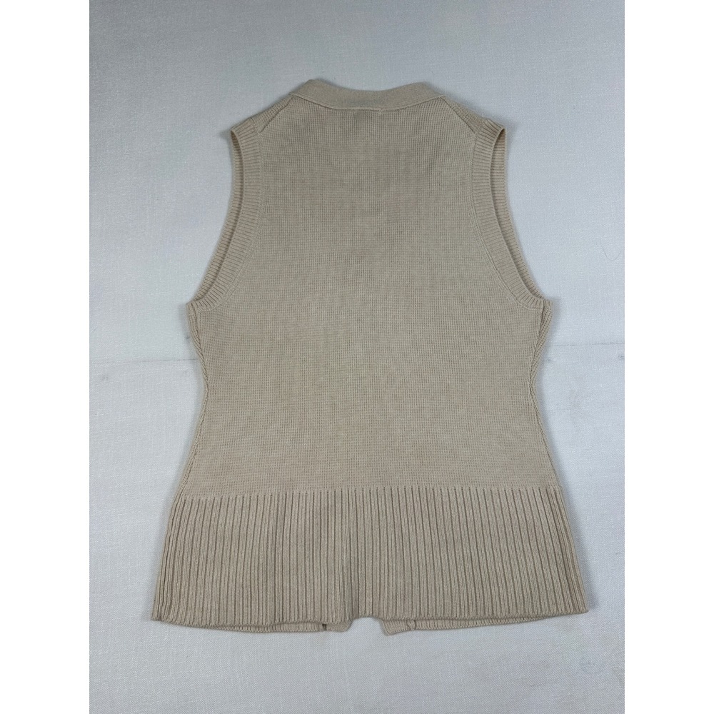 Pistola Audra Sweater Vest Soft Dove Beige Wool Cashmere Blend‎ P00061111YV L - Picture 3 of 8